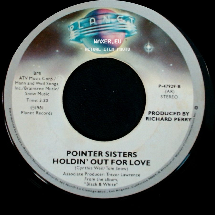 Pointer Sisters - Holdin' Out For Love / Slow Hand side A