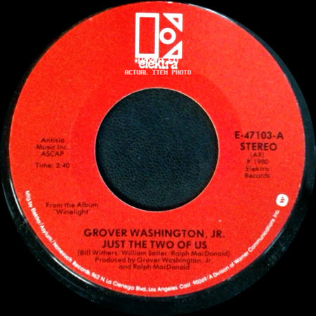 Grover Washington, Jr. - Make Me A Memory (Sad Samba) / Just The Two Of Us side B