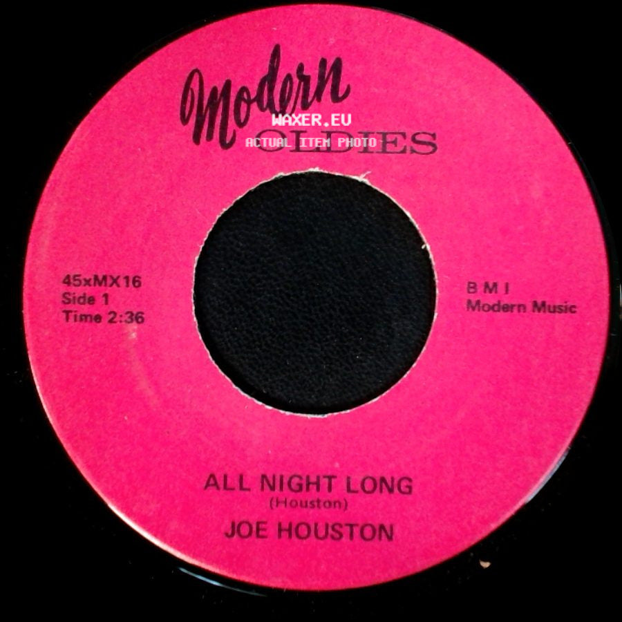 Joe Houston - All Night Long / Time Out side A
