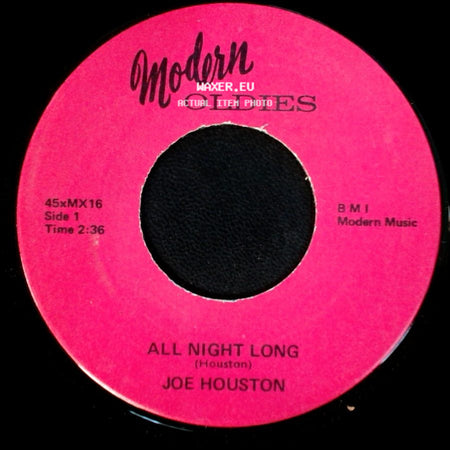 Joe Houston - All Night Long / Time Out side A