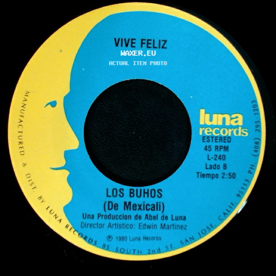 Los Buhos - La Boda Negra / Vive Feliz side B