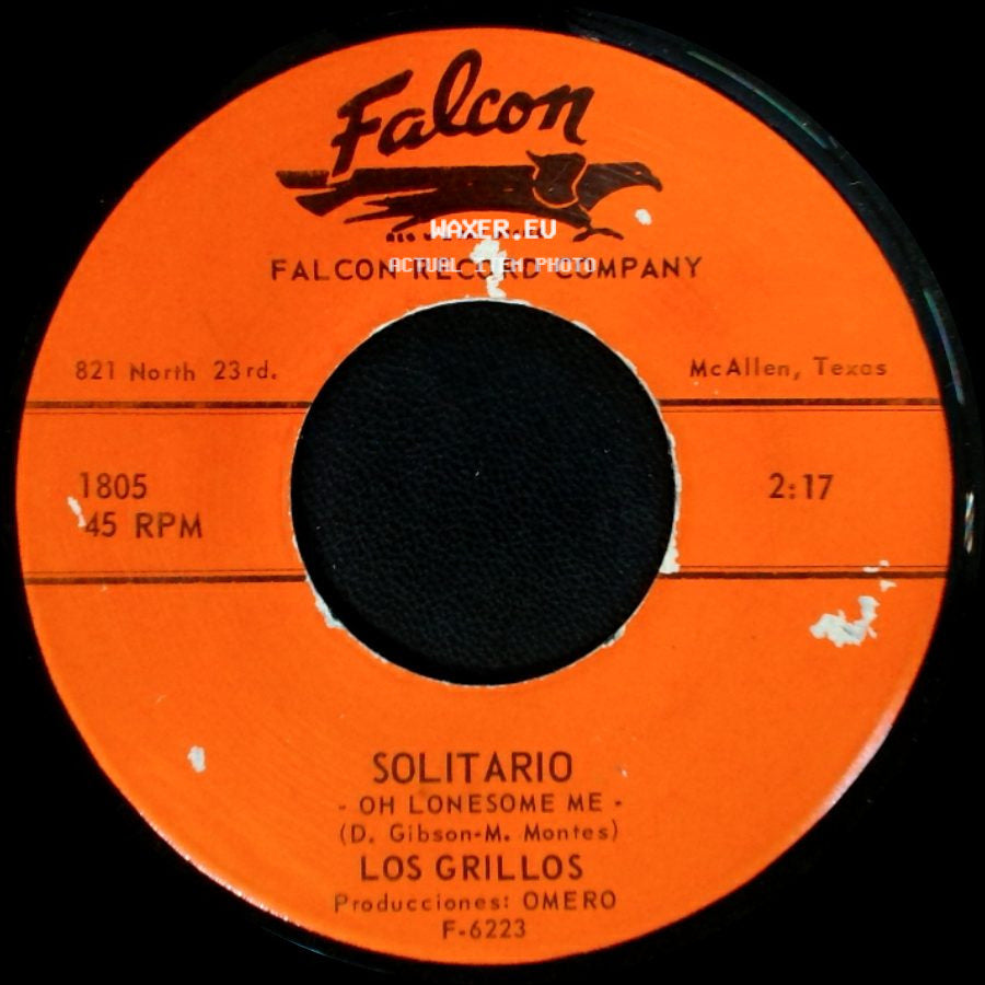 Los Grillos - El Jueguito / Solitario - Oh Lonesome Me side B