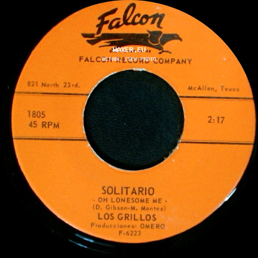Los Grillos - El Jueguito / Solitario - Oh Lonesome Me side B