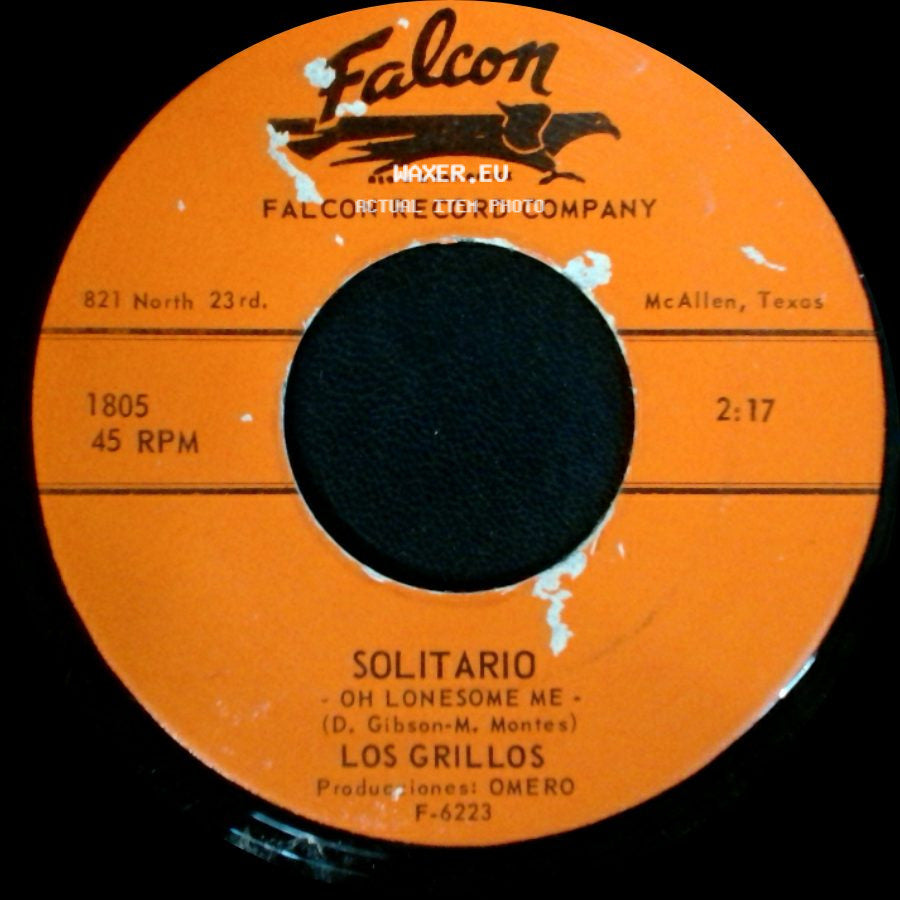 Los Grillos - El Jueguito / Solitario - Oh Lonesome Me side B