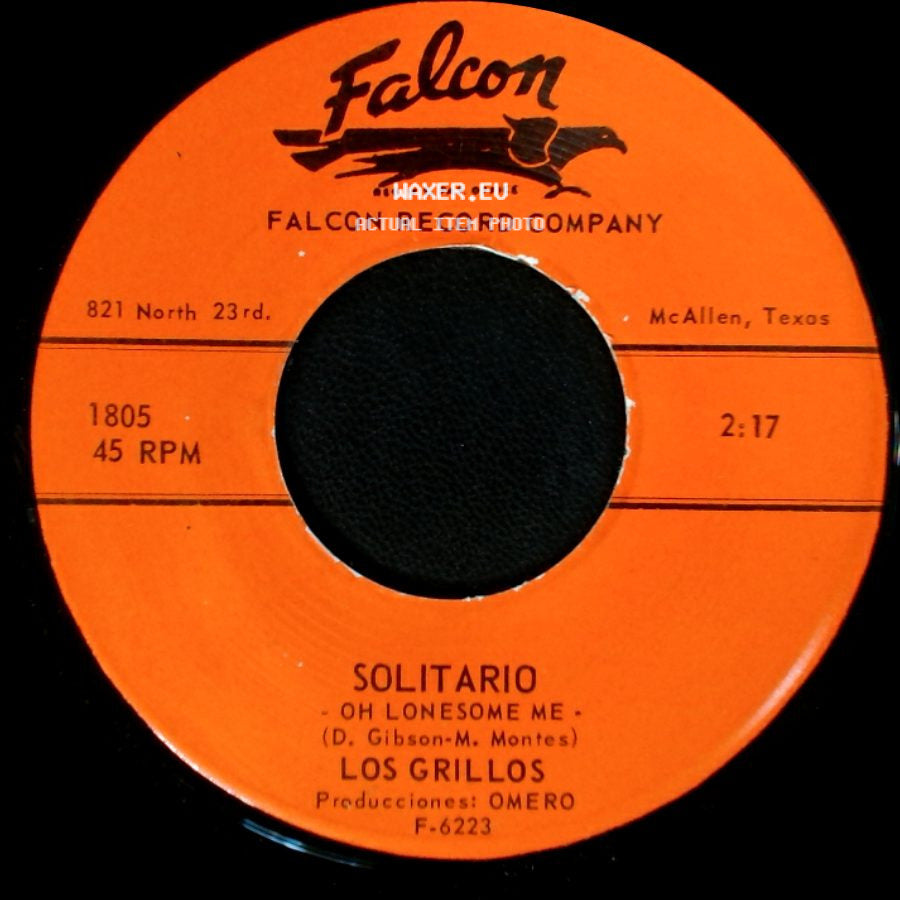 Los Grillos - El Jueguito / Solitario - Oh Lonesome Me side B