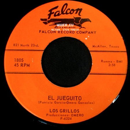 Los Grillos - Solitario - Oh Lonesome Me / El Jueguito side B