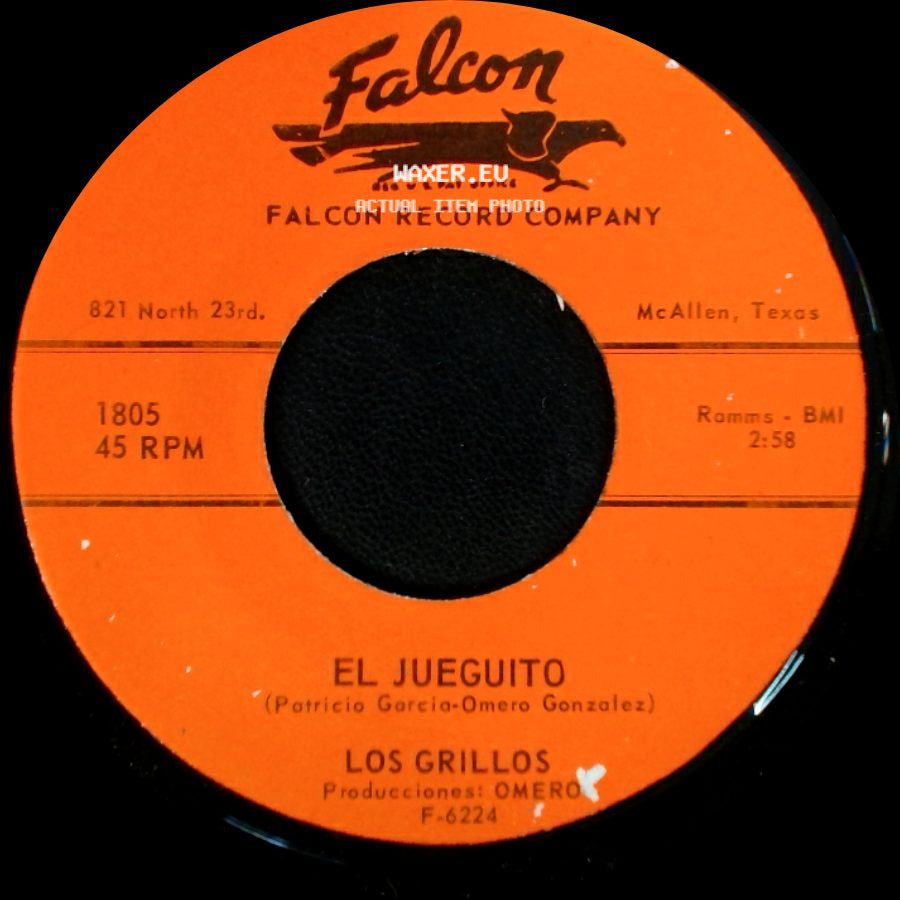 Los Grillos - Solitario - Oh Lonesome Me / El Jueguito side B