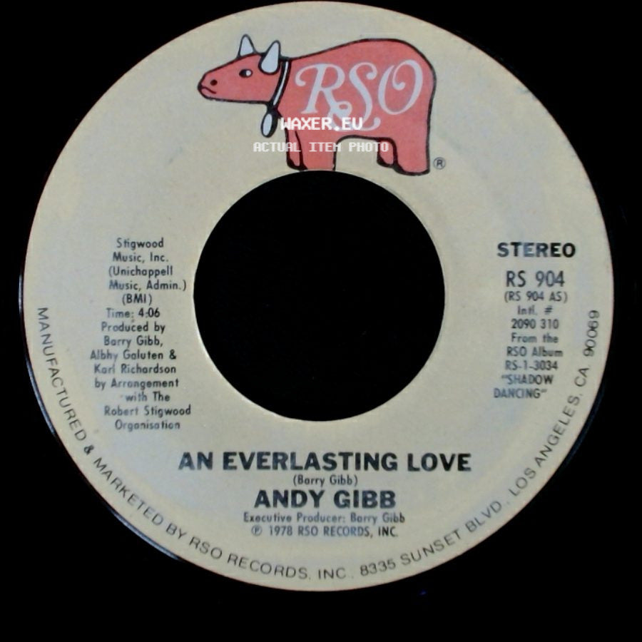 Andy Gibb - An Everlasting Love / Flowing Rivers side A