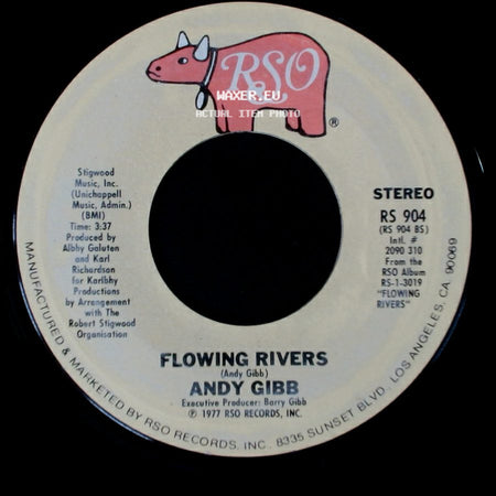 Andy Gibb - An Everlasting Love / Flowing Rivers side B