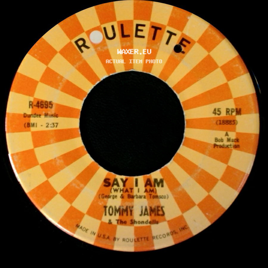 Tommy James & The Shondells - Say I Am (What I Am) / Lots Of Pretty Girls side A
