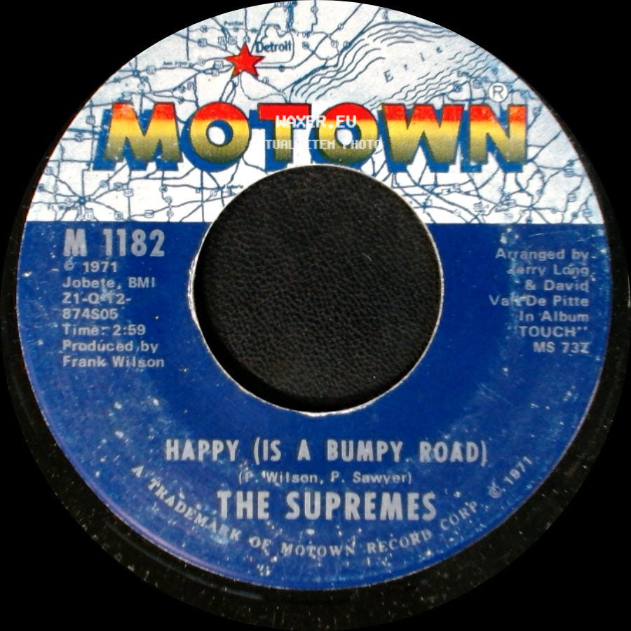 The Supremes - Happy (Is A Bumpy Road) / Nathan Jones side A