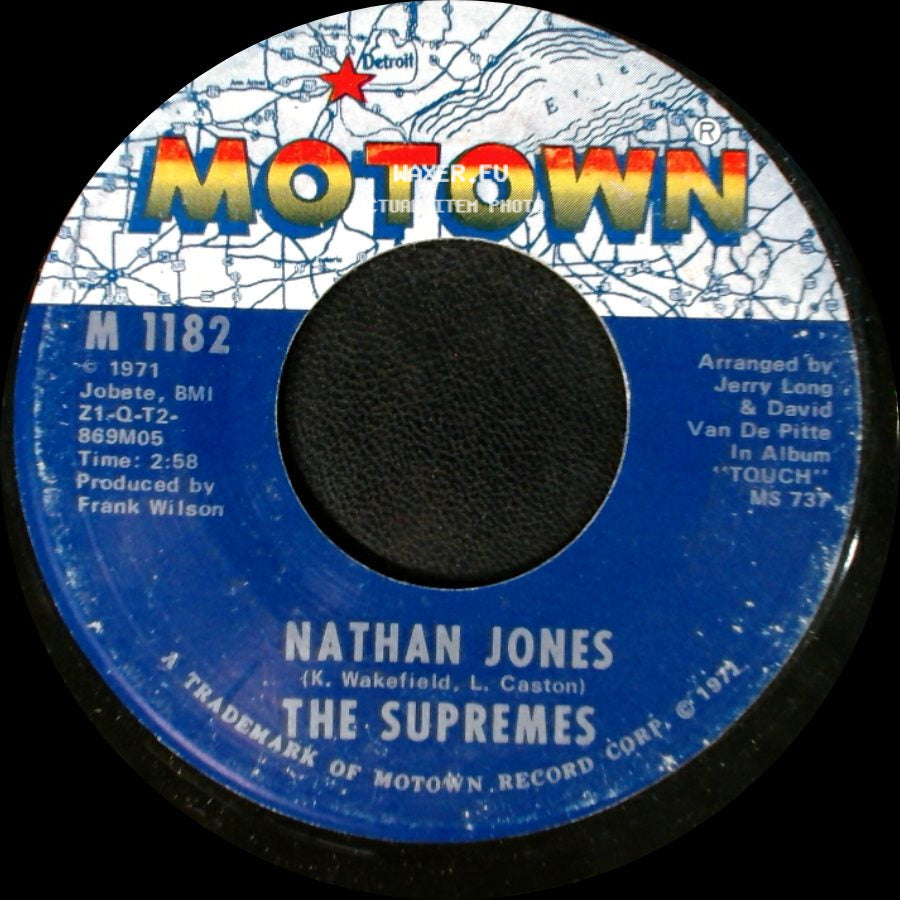 The Supremes - Happy (Is A Bumpy Road) / Nathan Jones side B