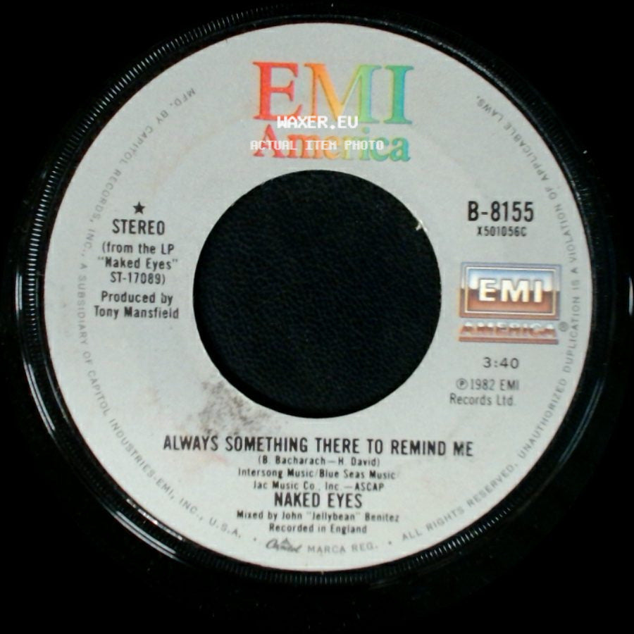 Naked Eyes - Always Something There To Remind Me / The Time Is Now side A