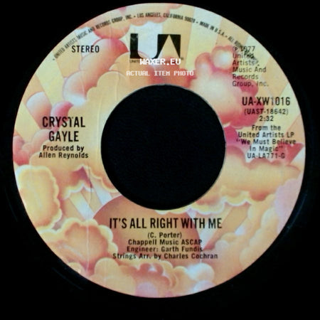 Crystal Gayle - It's All Right With Me / Ain't It Make My Brown Eyes Blue side A