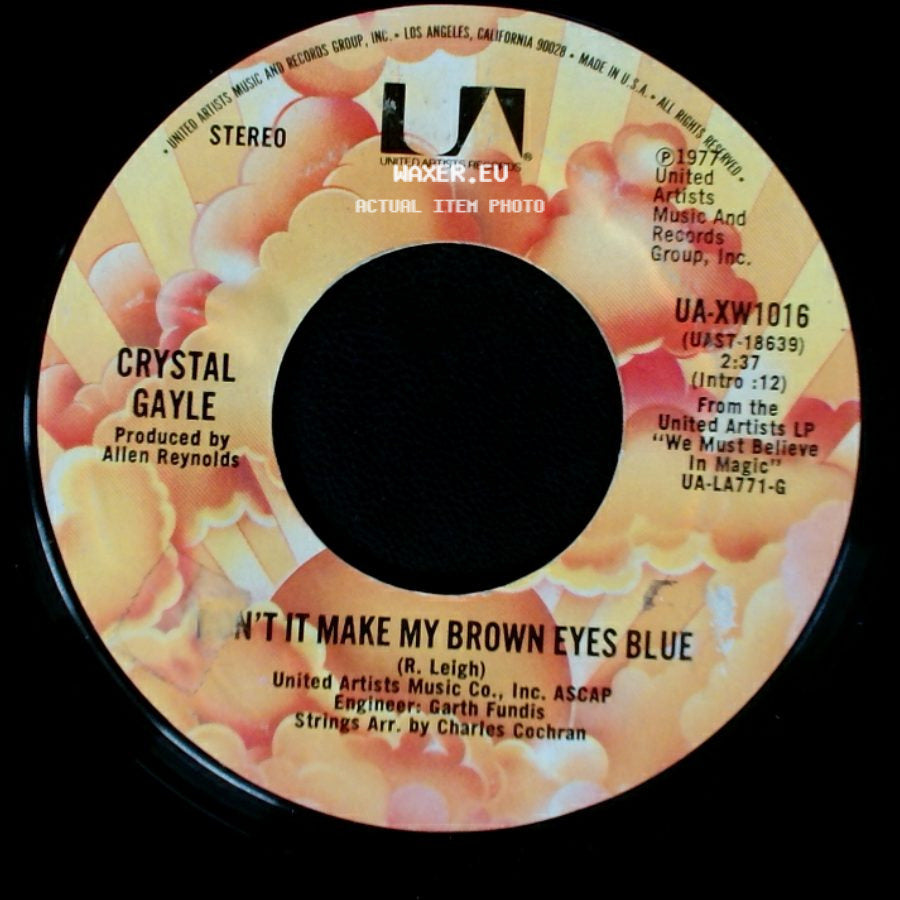 Crystal Gayle - It's All Right With Me / Ain't It Make My Brown Eyes Blue side B