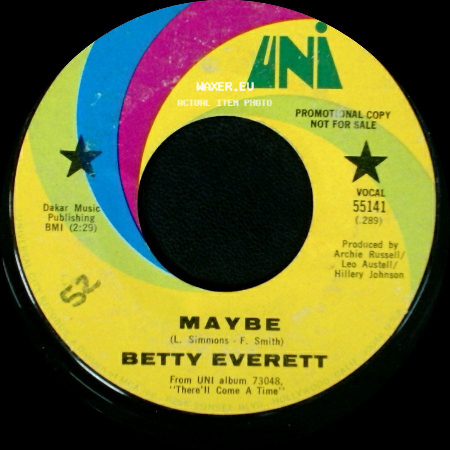 Betty Everett - Maybe / 1900 Yesterday side A