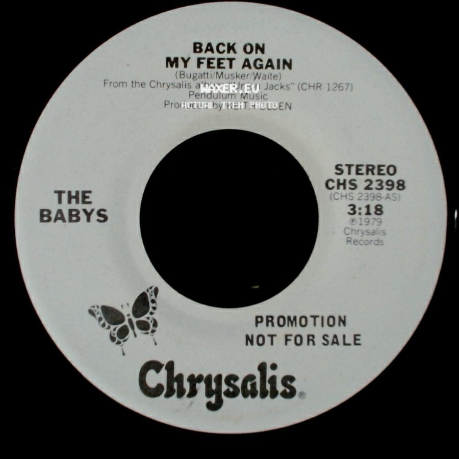 The Babys - Back On My Feet Again / Back On My Feet Again side A