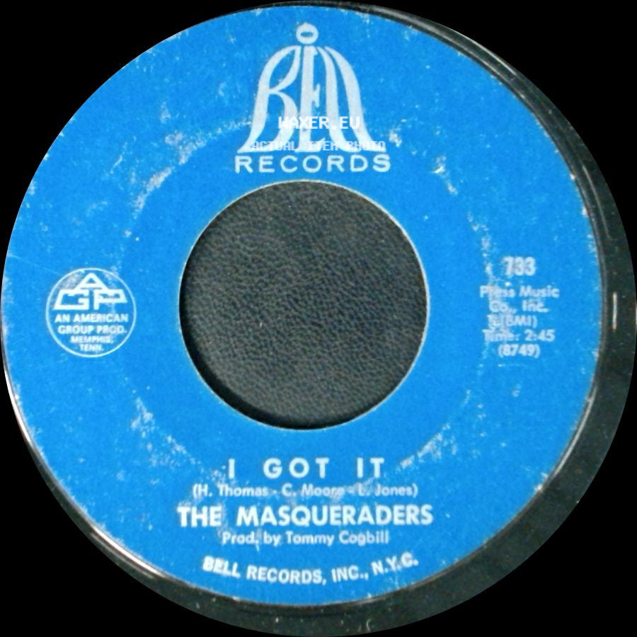 The Masqueraders - I Got It / I Ain't Got To Love Nobody Else side A