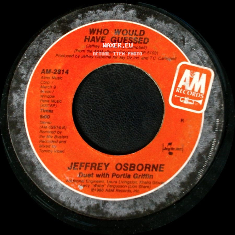 Jeffrey Osborne - Who Would Have Guessed / You Should Be Mine (The Woo Woo Song) side A