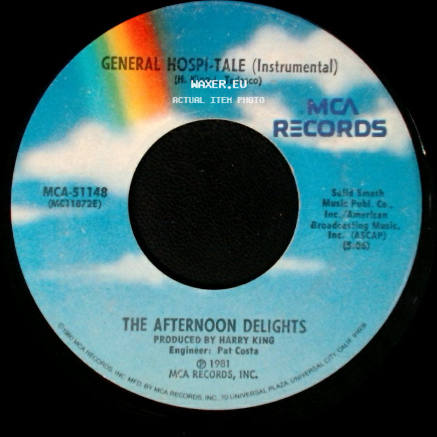 The Afternoon Delights - General Hospi-Tale (Instrumental) / General Hospi-Tale side A