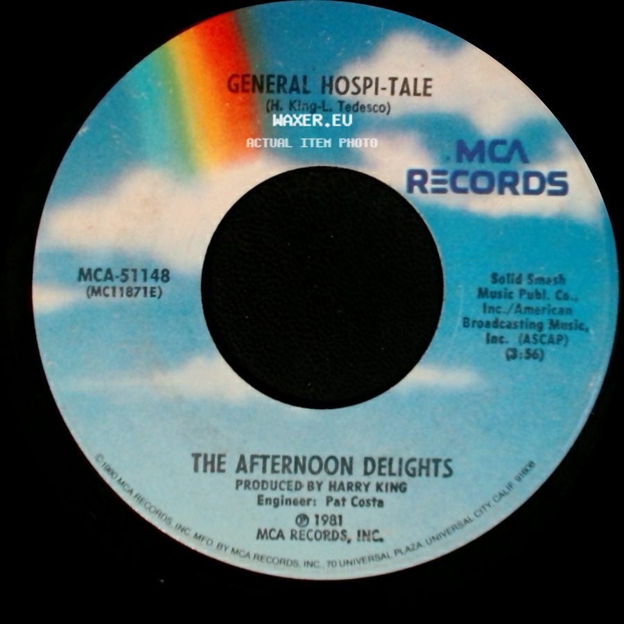 The Afternoon Delights - General Hospi-Tale (Instrumental) / General Hospi-Tale side B