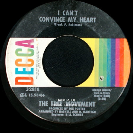 The Free Movement - I've Found Someone Of My Own / I Can't Convince My Heart side B