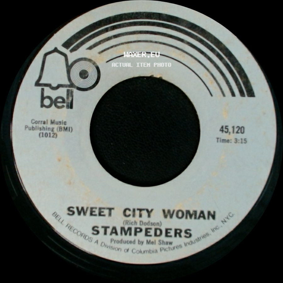 Stampeders - Gator Road / Sweet City Woman side B