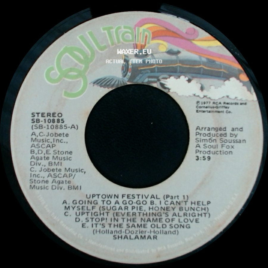 Shalamar - Uptown Festival (Part 2) / Uptown Festival (Part 1) side B