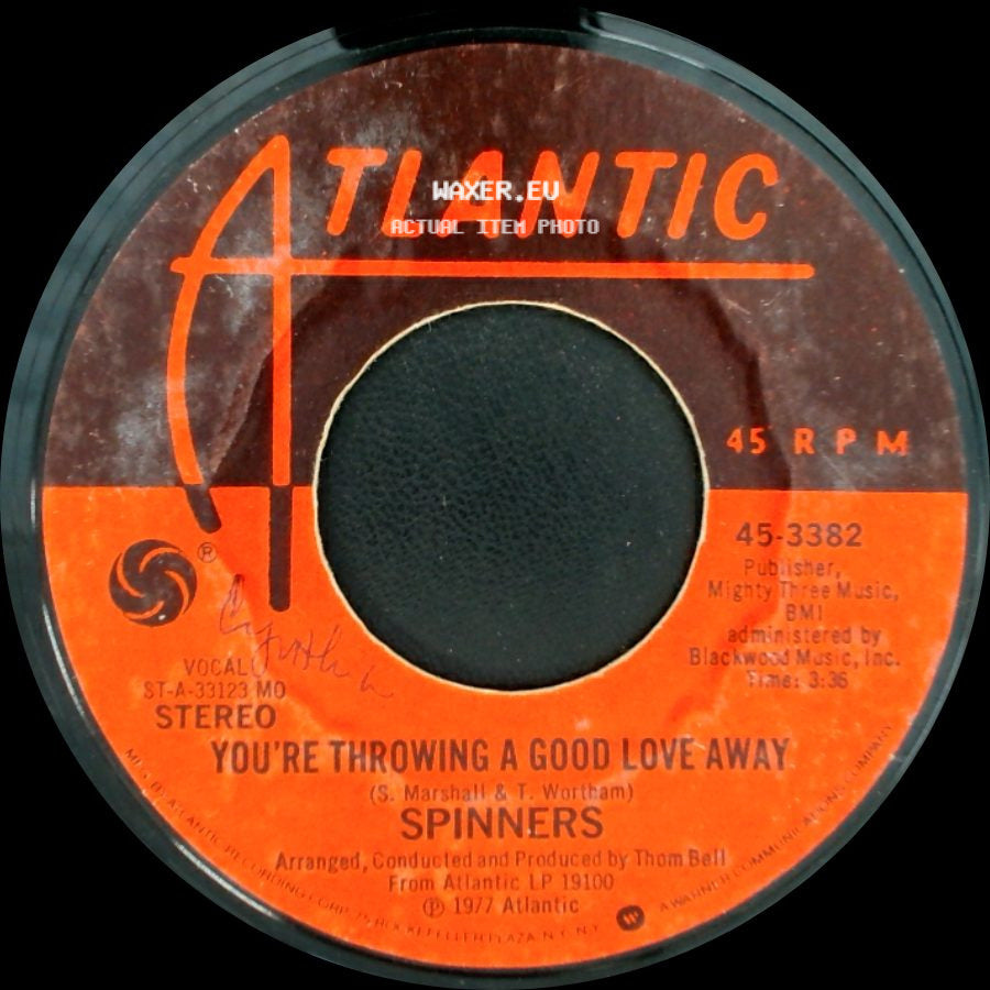 Spinners - You're All I Need In Life / You're Throwing A Good Love Away side B
