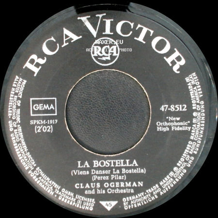 Claus Ogerman And His Orchestra - Theme From "Zorba The Greek" / La Bostella (Viens Danser La Bostella) side B
