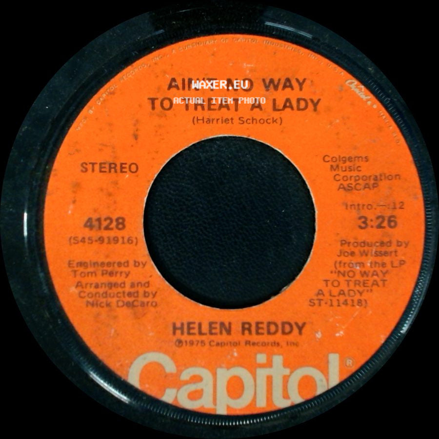 Helen Reddy - Long Time Looking / Ain't No Way To Treat A Lady side B