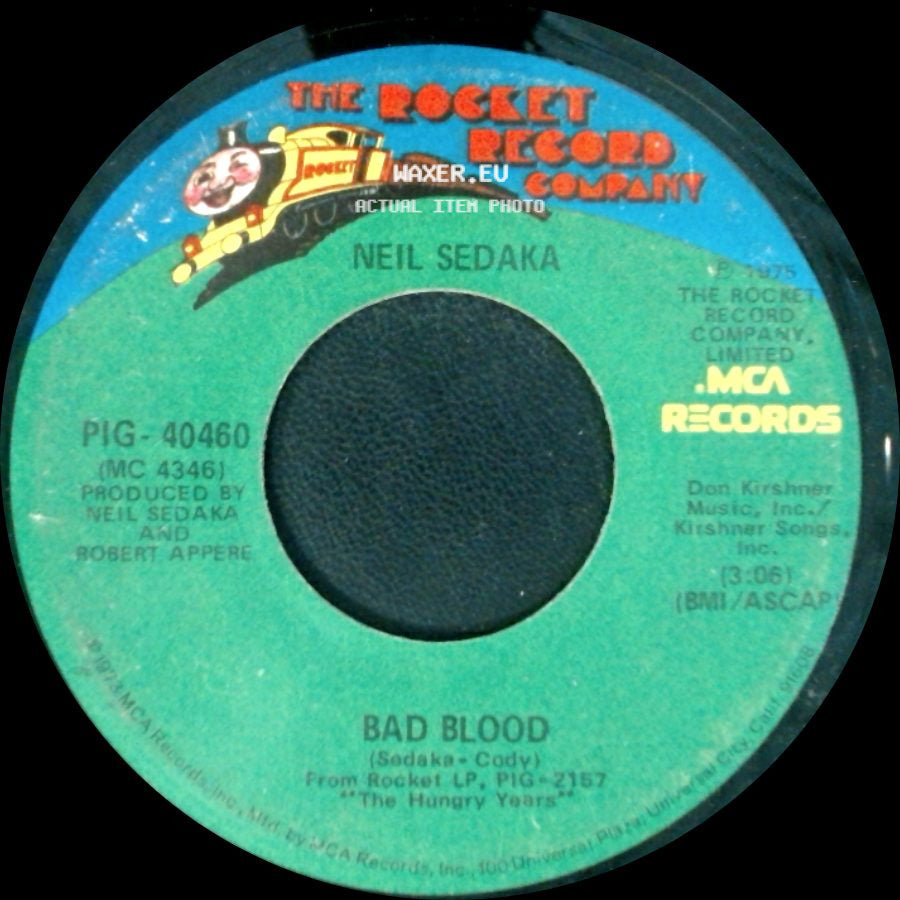 Neil Sedaka - Bad Blood / Your Favorite Entertainer side A