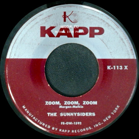 The Sunnysiders - Zoom, Zoom, Zoom / Hey, Mr. Banjo side A