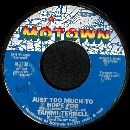 Tammi Terrell - This Old Heart Of Mine (Is Weak For You) / Just Too Much To Hope For side B