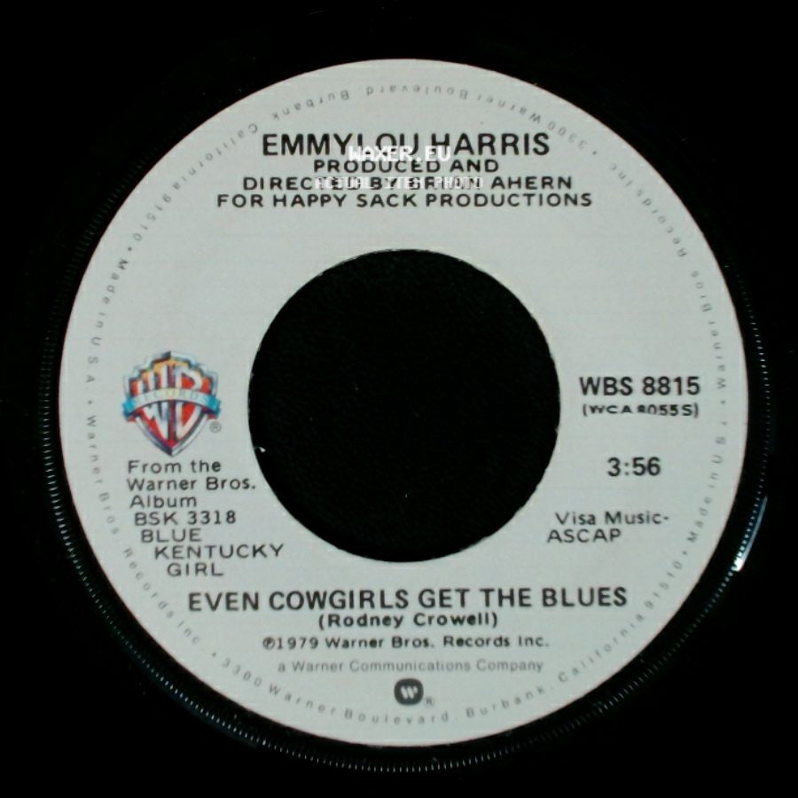 Emmylou Harris - Even Cowgirls Get The Blues / Save The Last Dance For Me side A