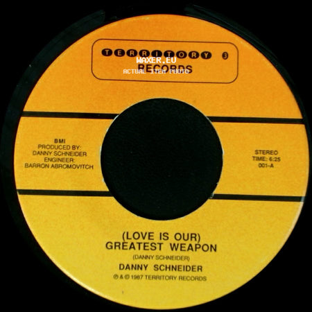 Danny Schneider - (Love Is Our) Greatest Weapon / Pilot To Co-Pilot side A