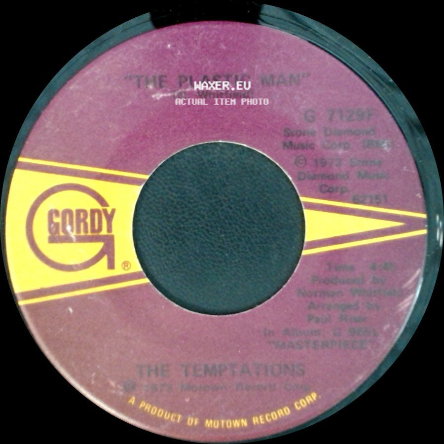 The Temptations - Hurry Tomorrow / The Plastic Man side B