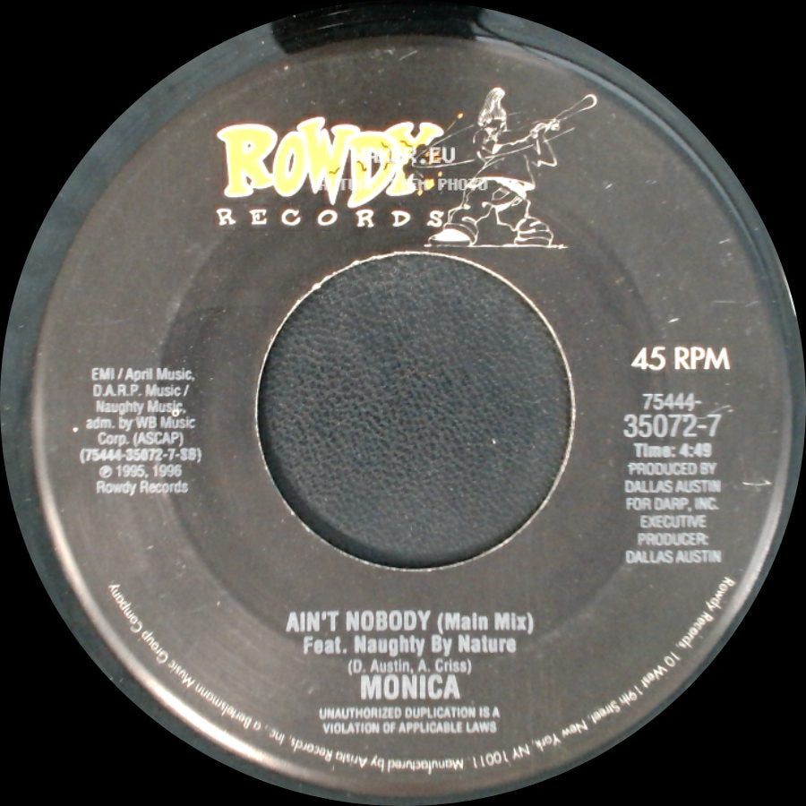 Monica - Why I Love You So Much / Ain't Nobody (Main Mix) side B