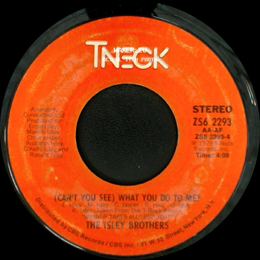The Isley Brothers - (Can't You See) What You Do To Me? / Who Said? side A