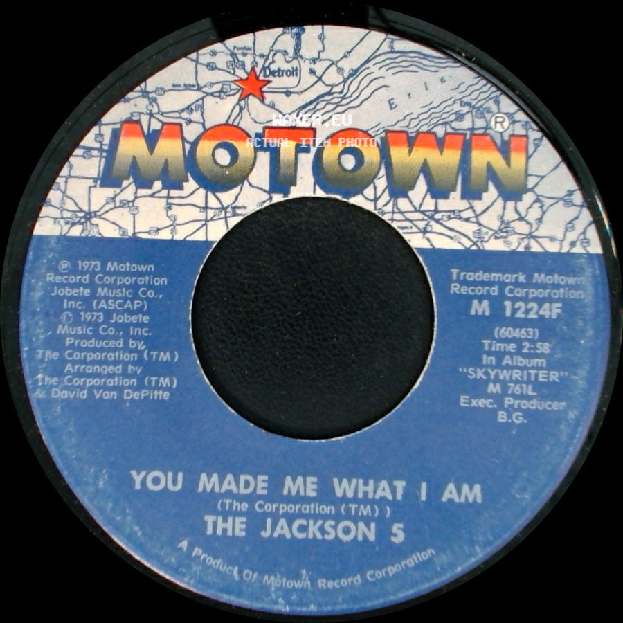 The Jackson 5 - Hallelujah Day / You Made Me What I Am side B
