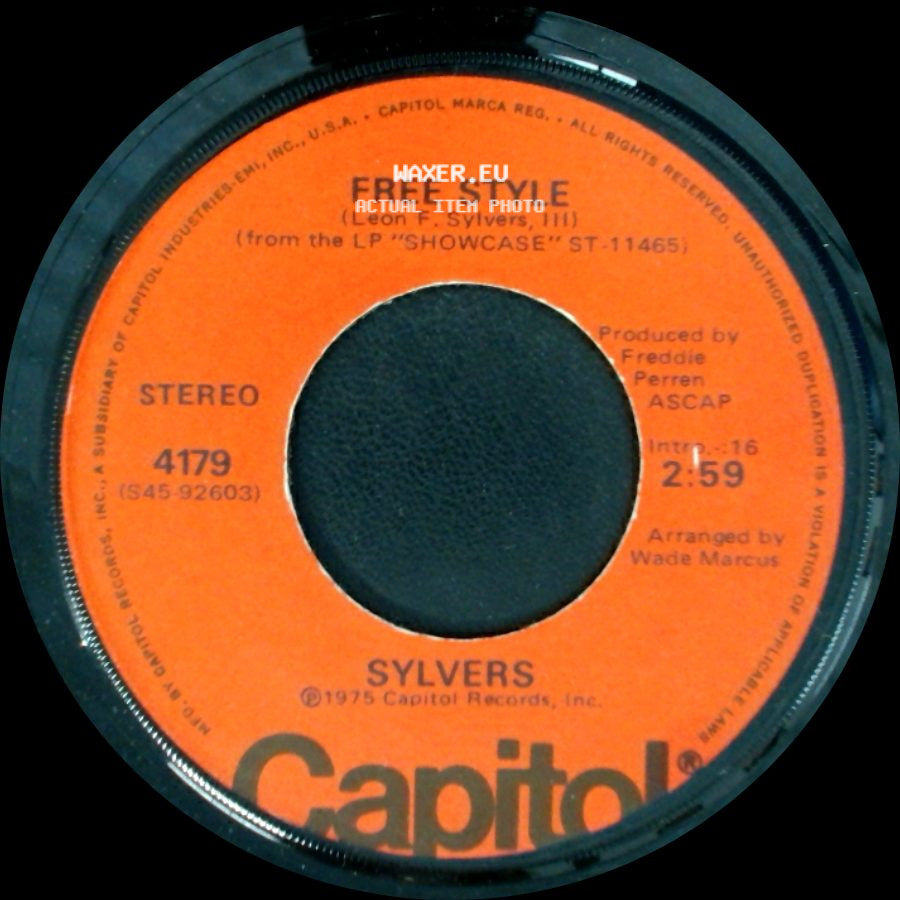 Sylvers - Free Style / Boogie Fever side A