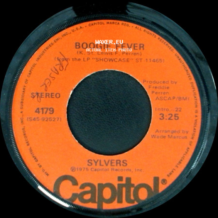 Sylvers - Free Style / Boogie Fever side B