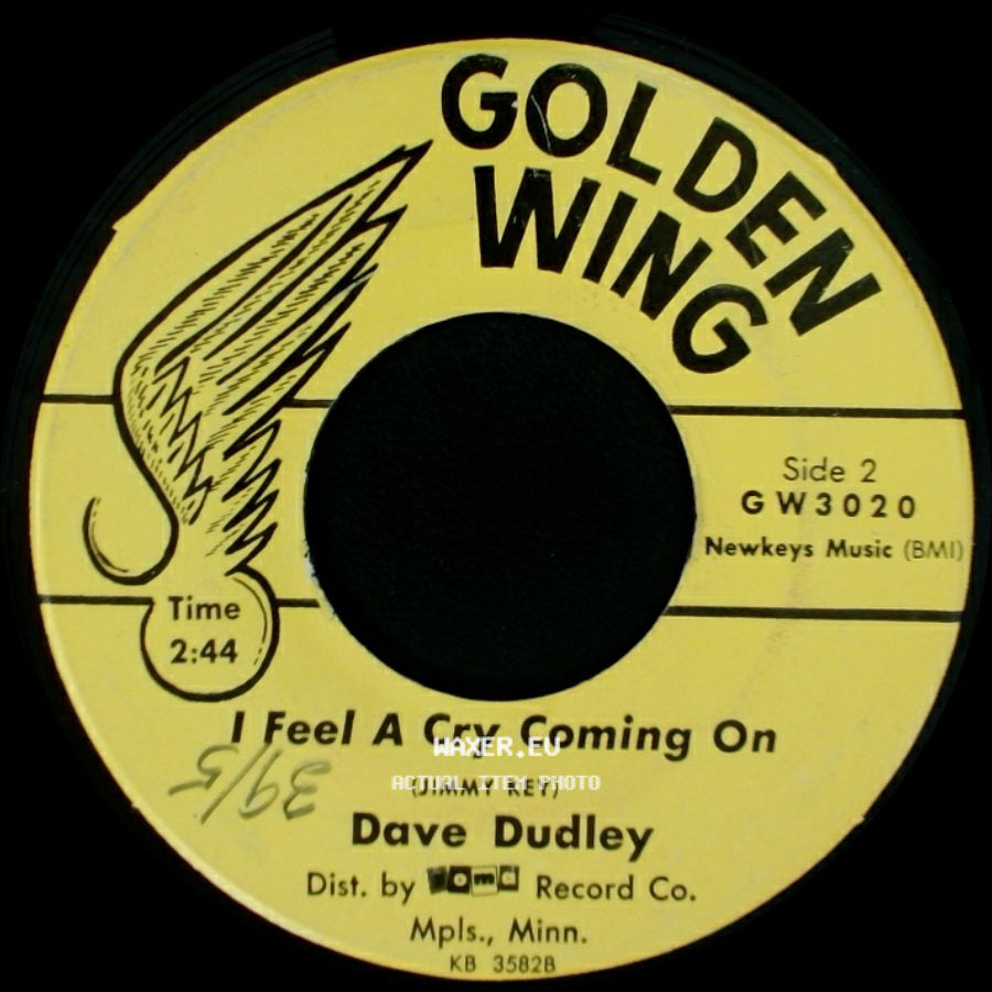 Dave Dudley - Six Days On The Road / I Feel A Cry Coming On side B