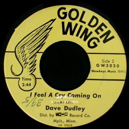 Dave Dudley - Six Days On The Road / I Feel A Cry Coming On side B