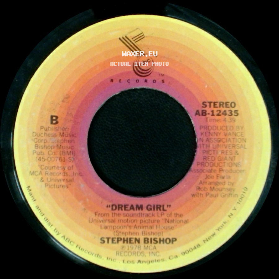 Stephen Bishop - Animal House / Dream Girl side B