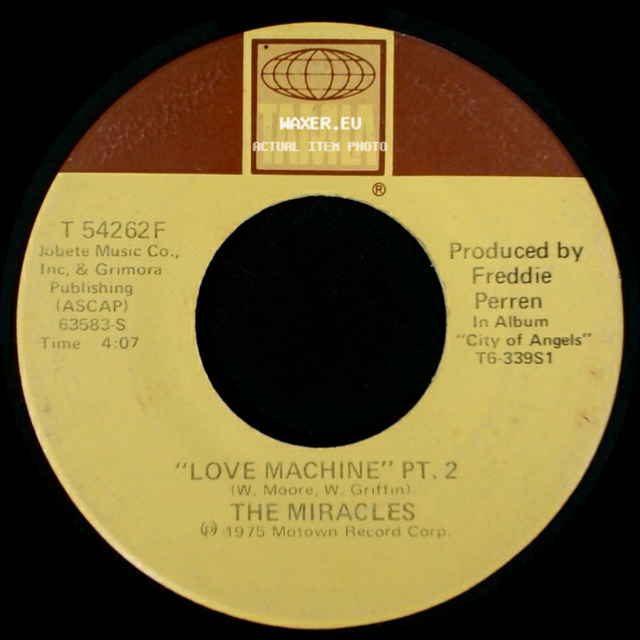 The Miracles - Love Machine Pt. 1 / Love Machine Pt. 2 side B