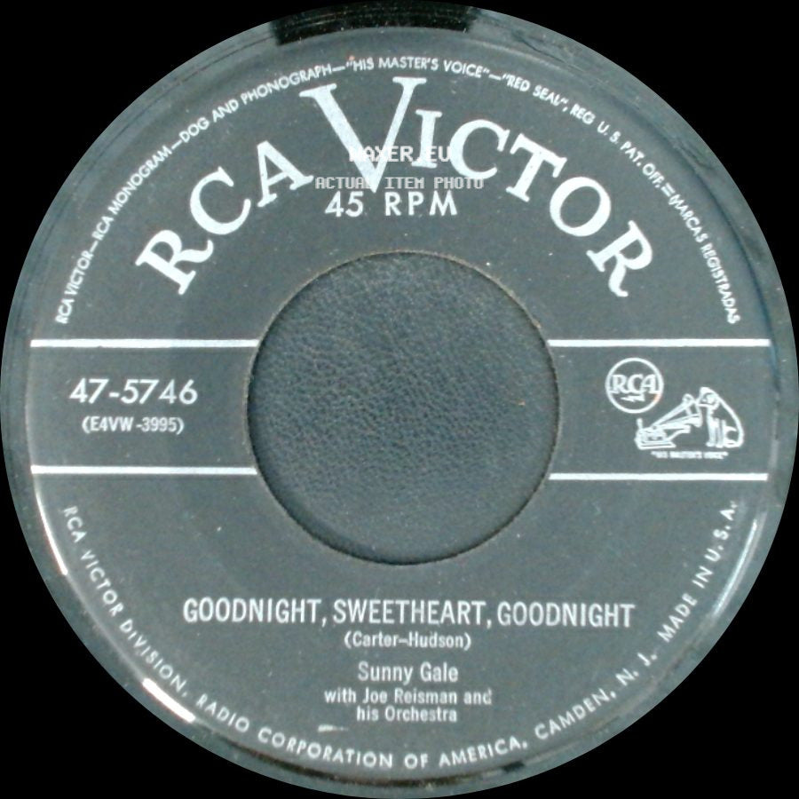 Sunny Gale - Goodnight, Sweetheart, Goodnight / Call Off The Wedding side A