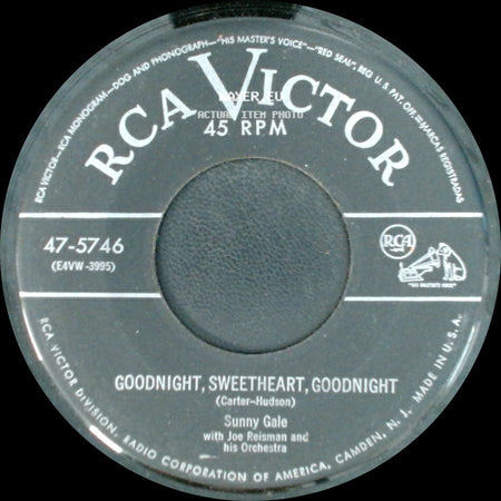 Sunny Gale - Goodnight, Sweetheart, Goodnight / Call Off The Wedding side A