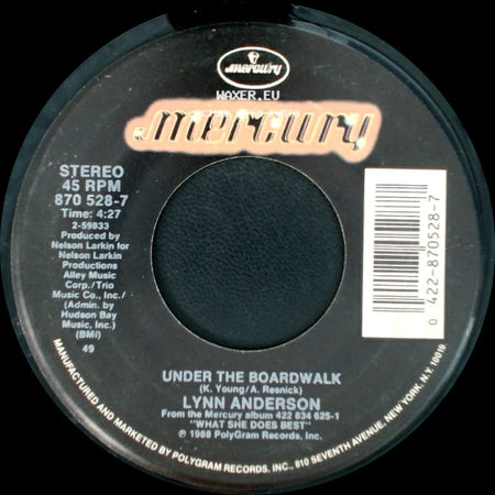 Lynn Anderson - Under The Boardwalk / Turn The Page side A