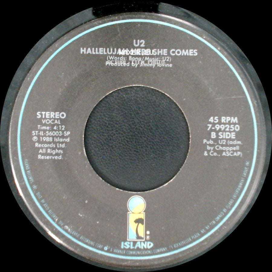 U2 - Desire / Hallelujah Here She Comes side B